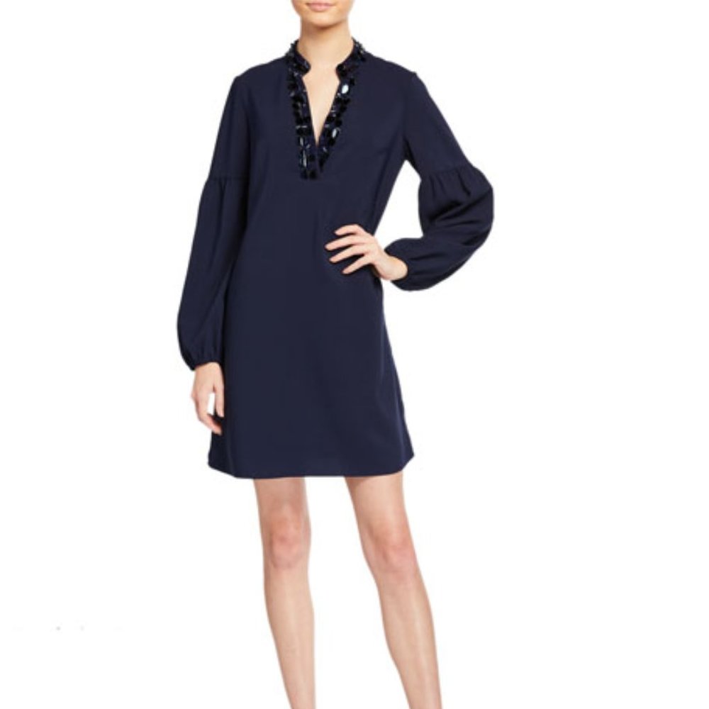 Firm Price🌷Lilly Shea Stretch Navy Dress - 00